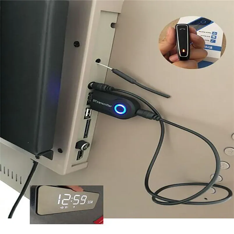 USB Wireless Bluetooth 4.0 Transmitter Stereo Audio Music Adapter For TV Phone PC Y1X2 3.5mm+RCA To 3.5mm Audio Cable 30NT29  (10)