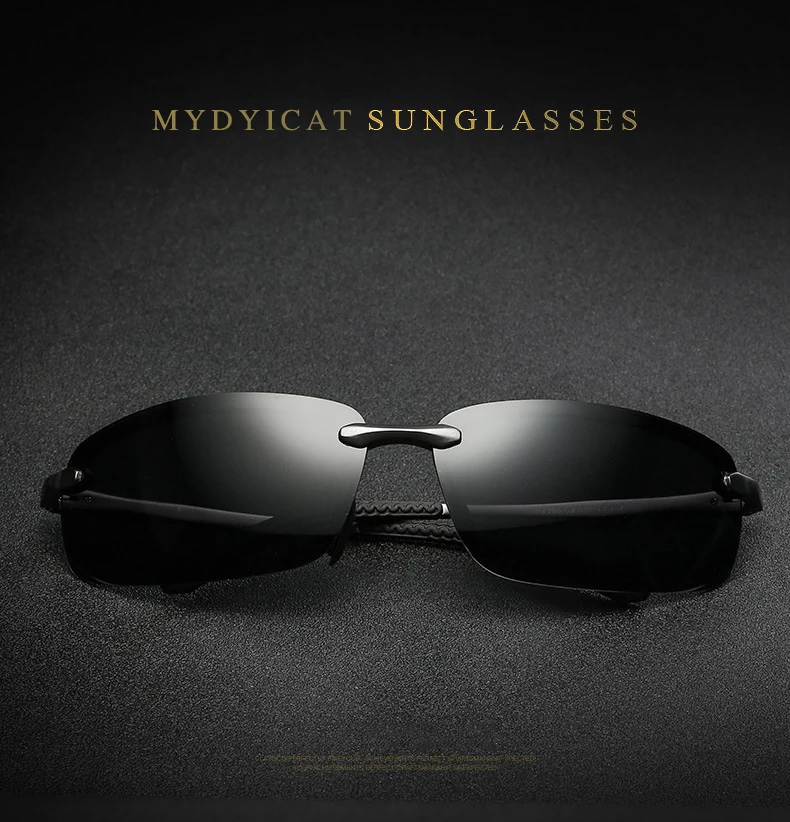 Модные солнцезащитные очки мужские поляризованный, Алюминиевый, магниевый спортивные мужские солнцезащитные очки УФ-драйвер вождения зеркала квадратные рыболовные мужские очки