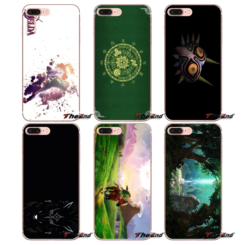 The Legend of Zelda Japan Game TPU Transparent Bag Case For Samsung Galaxy J1 J2 J3 J5 J7 A3 A5 A7 2015 2016 2017 J330 J530 J730 | Мобильные