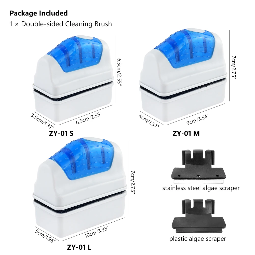 Магнитная щетка аквариума, аквариум, стеклянный водоросли, скребок для чистки, плавающая кривая, Прямая поставка для домашнего использования, аквариум для воды