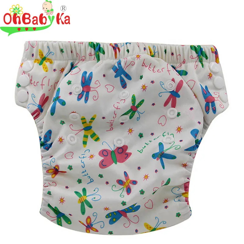 Okbabyha 2016 Baby Training Pants Washable Cloth Diaper Pant 12 Colors