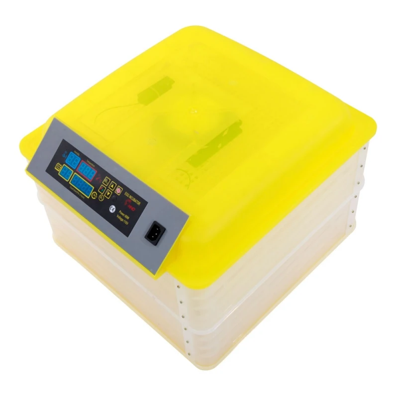 

Practical Fully Automatic Poultry Incubator (US Standard) Yellow & Transparent -US stock