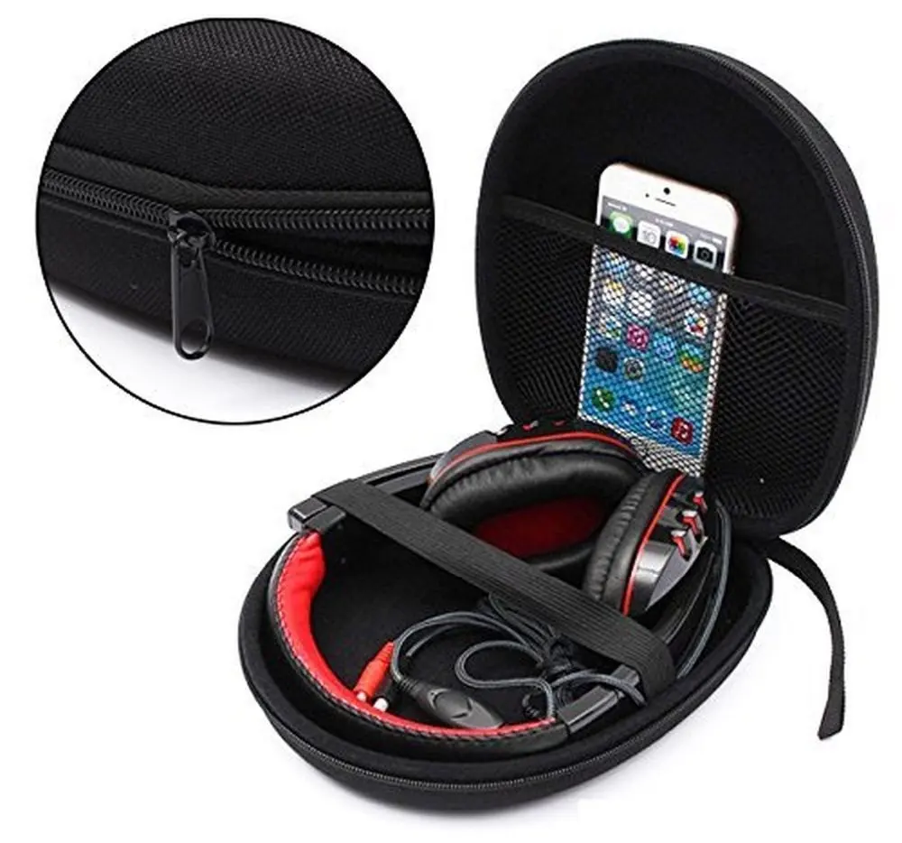 Portable Headphone Earphone Case Headset Carry Pouch For Sony MDR V55