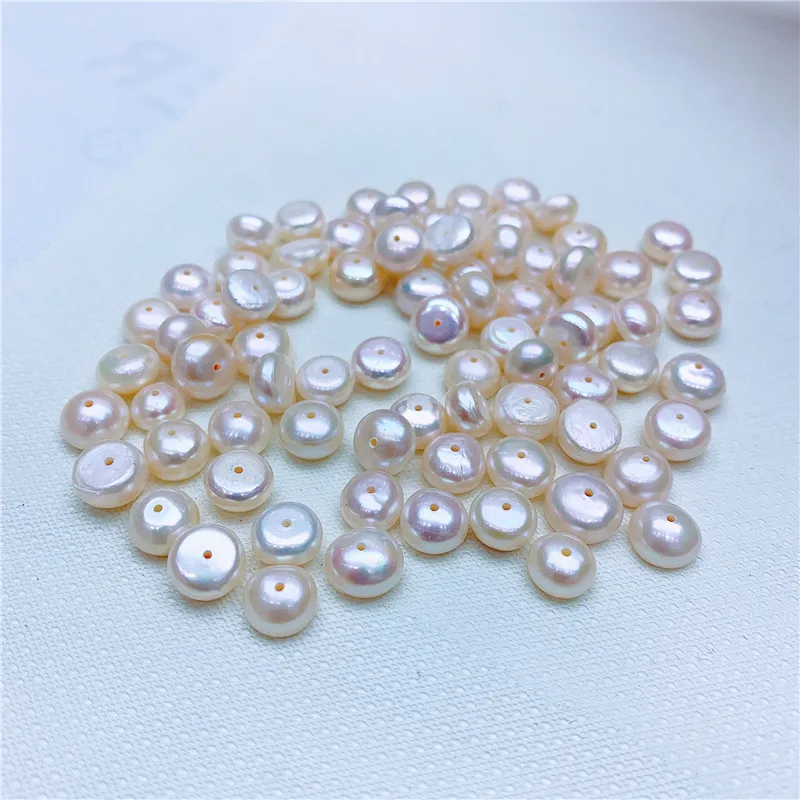 

10pec AAA High Quality 8-9mm 100% Natural Freshwater Pearl Beads White Pearl Loose Beads For DIY Necklace Bracelat Jewelry