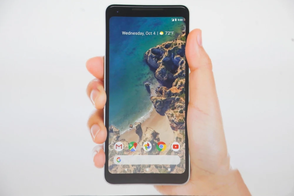 Абсолютно 5 дюймовый смартфон Google Pixel 2, 128 ГБ, Восьмиядерный процессор Snapdragon 835, 4 ГБ, 64 ГБ, отпечаток пальца, 4G LTE, мобильный телефон p