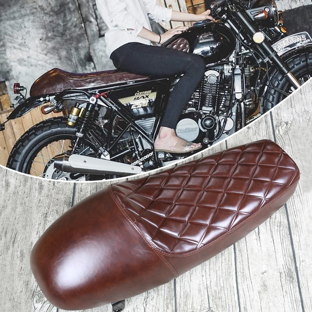 Motorcycle Seat Cushions 1pc Universal Vintage Hump Motorcycle Custom