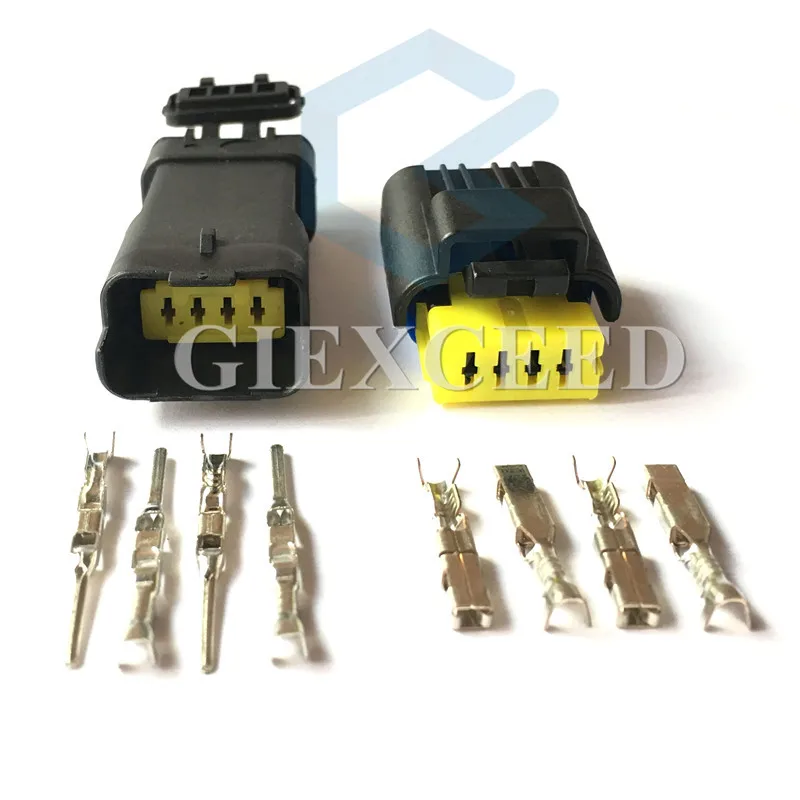 

2 Sets 4 Pin 211PC042S4021 211PL042S0049 Waterproof Auto Electric Socket Car Wire Plug Automotive Connector