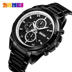 SKMEI Смарт-часы для мужчин Bluetooth Калорий вызов напомнить бизнес спортивные часы кварцевые SOS для мужчин часы для Валентина relogio masculino