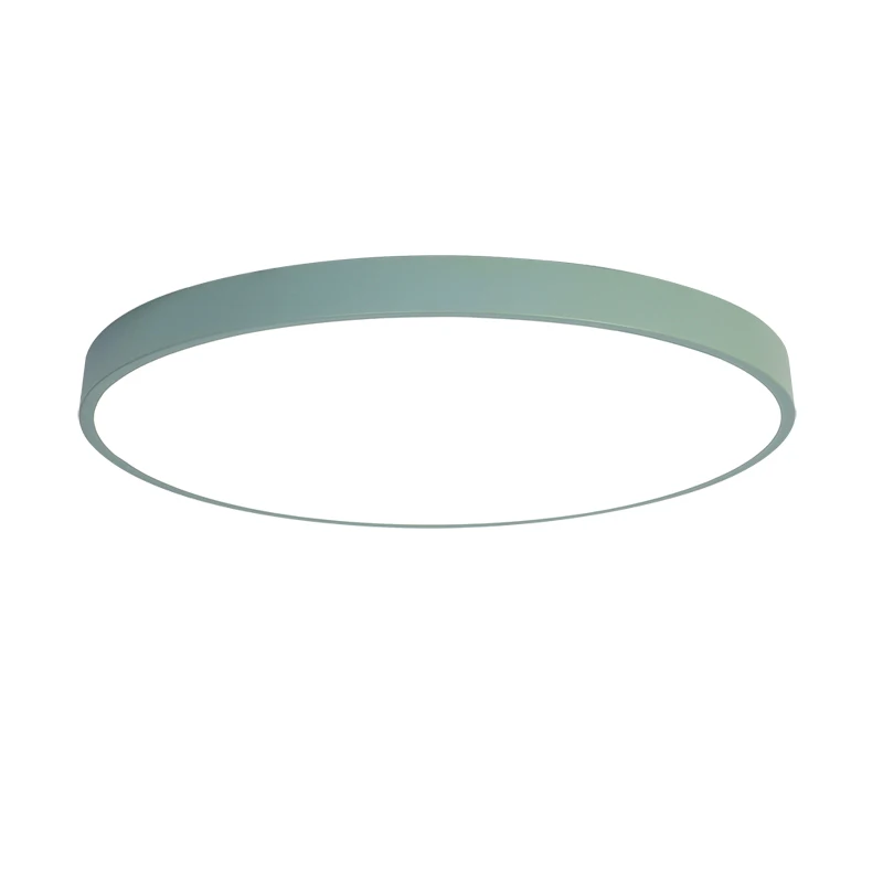 

Nordic round bedroom ceiling lamp creative living room macaron colorful light modern simple children room LED light fixture