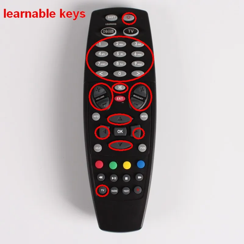 DREAMBOX дистанционного Управление DM800/DM800HD/DM800SE/DM500HD/DM8000 HD/DM800S Кварцевая SR4 V1 V2 Лер с