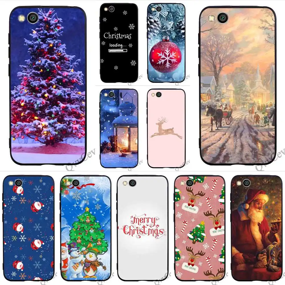 

Print Christmas Phone Case for Redmi Note 6 Cover 4X A2 A1 4A Plus 5A Prime 6A 7 5 Pro for Xiaomi Mi 9se 9 8 Lite Soft