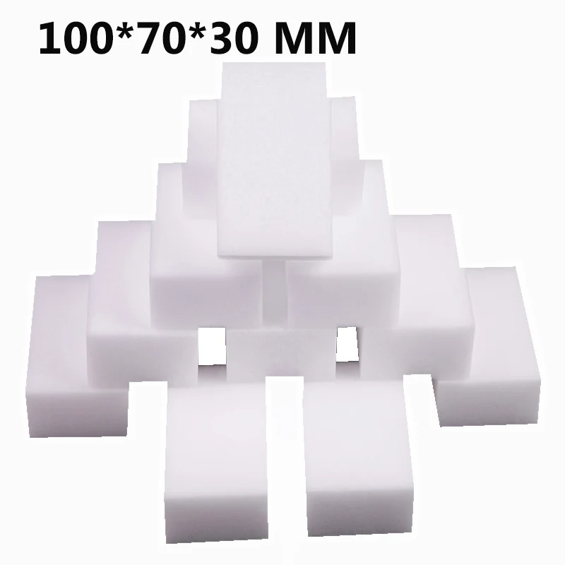 

400Pcs/Lot 10*7*3CM White Melamine Sponge Magic Sponge Eraser Dish Washing Clean Kitchen Office Bathroom Cleaning Nano Wholesale