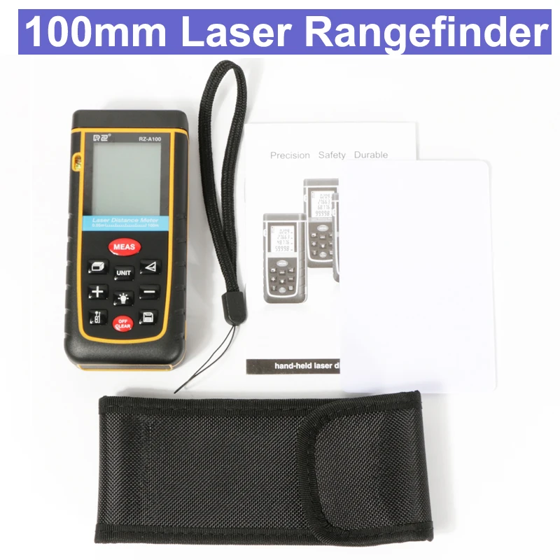 

RZ 100m Laser Rangefinder Digital Laser Distance Meter battery-powered laser range finder tape distance measurer tool