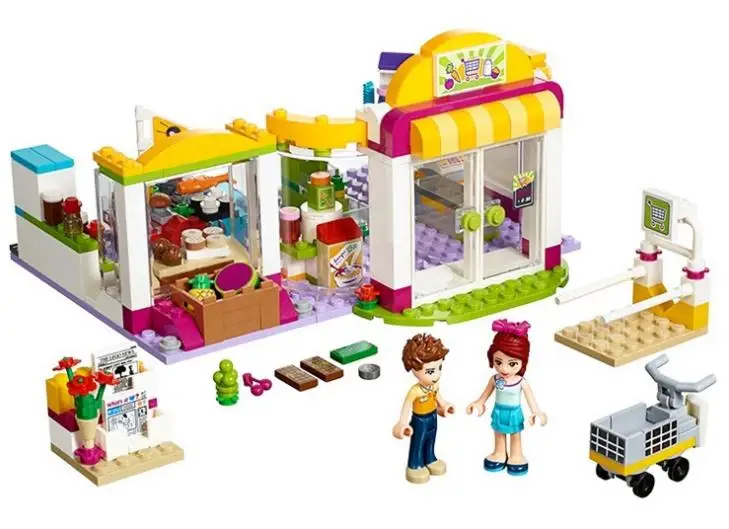 

2017 NEW 10494 Girls Friends Heartlake Supermarket Building Blocks model DIY Bricks toys Gift Compatible With 41108 for children