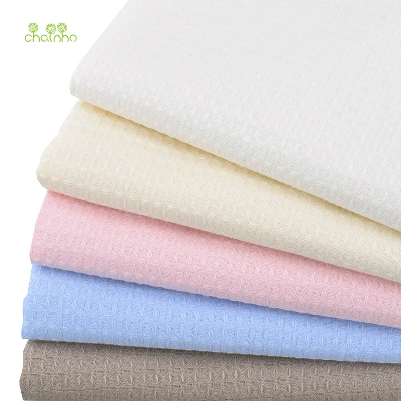Chainho, мягкое вафельное полотно, 4 цвета серии, DIY стеганые и швейные пижамы, халаты, наволочки, подушки Материал для малышей и детей