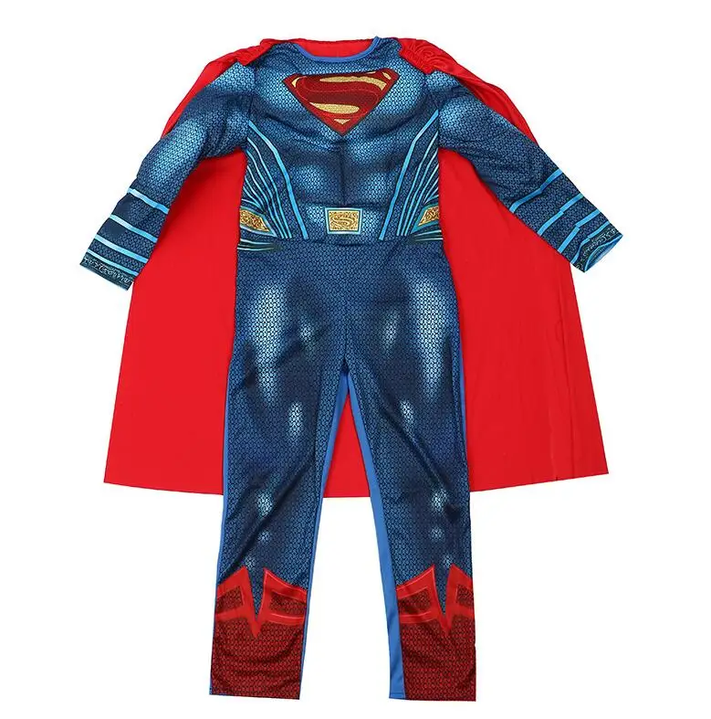 Purim/Детские костюмы для костюмированной вечеринки; Рождественский Костюм Супермена для мальчиков; Детский костюм супергероя из фильма «Человек из стали»