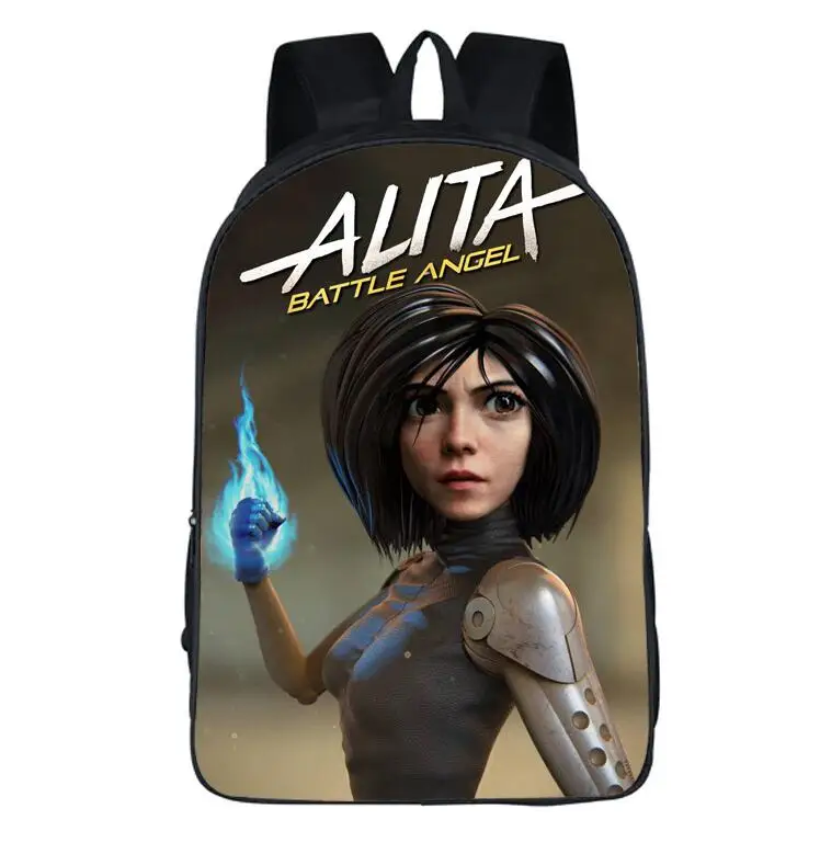 Alita битва Ангел печати для женщин рюкзаки детей школьные ранцы для подростков обувь девочек плеча рюкзак сумка Bookbag