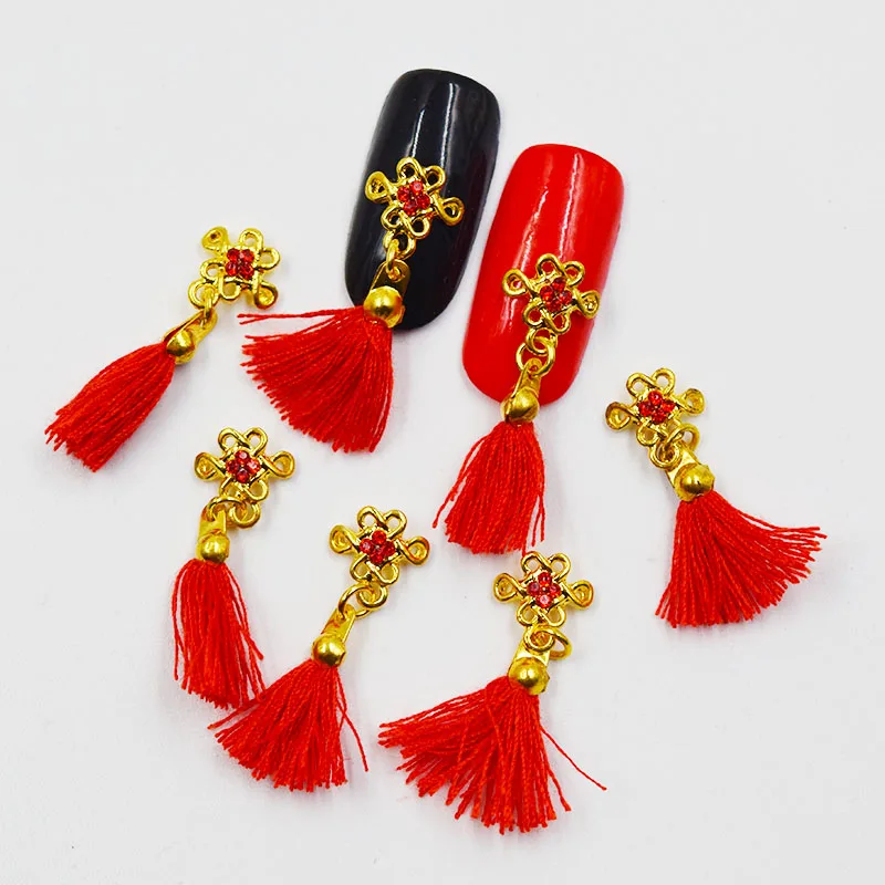 

Beleshiny 10psc New red Rhinestones 3D Nail Art Decorations,Alloy Nail Charms,Nails Rhinestones Nail Supplies #591