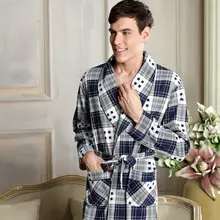 Весенний мужской Халат с длинным рукавом из хлопка, банные халаты, весенние и осенние халаты размера плюс, ультра длинные банные халаты из хлопка