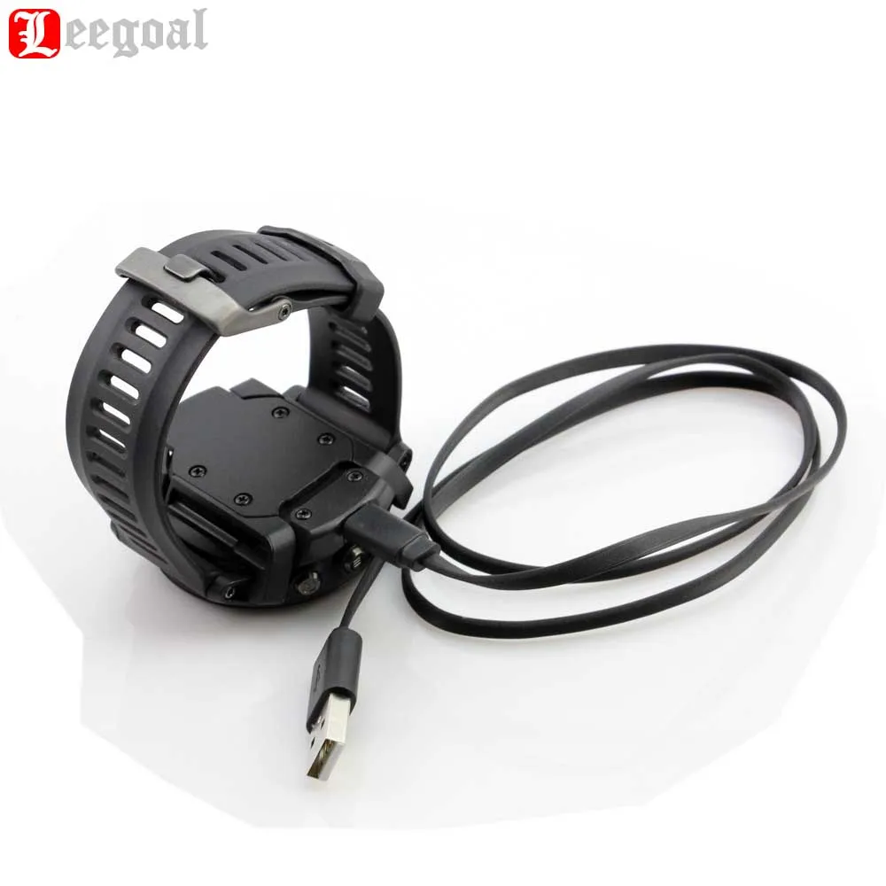 

USB Charging Clip Charger for Garmin Fenix 3 GPS Sport Smart Watch Data Sync Cradle Charging Dock Desktop USB Data Cable Black