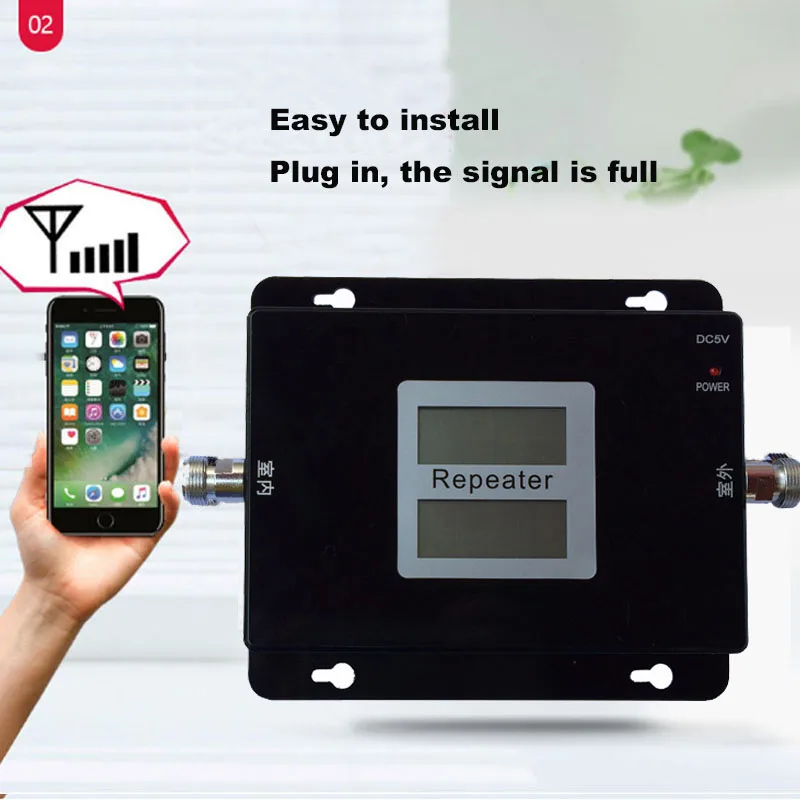 Cheap Price Free shipping LCD GSMDCS 850mhz1800mhz dual band mobile phone signal booster repetidor sinal celular+antenna+Cable (8)