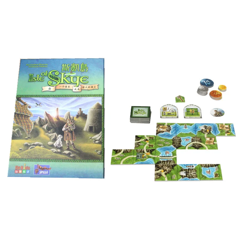 

2019Isle of Skye Board Game 2-5 Players Family/Party Best Gift for Children Strategy Operating Game