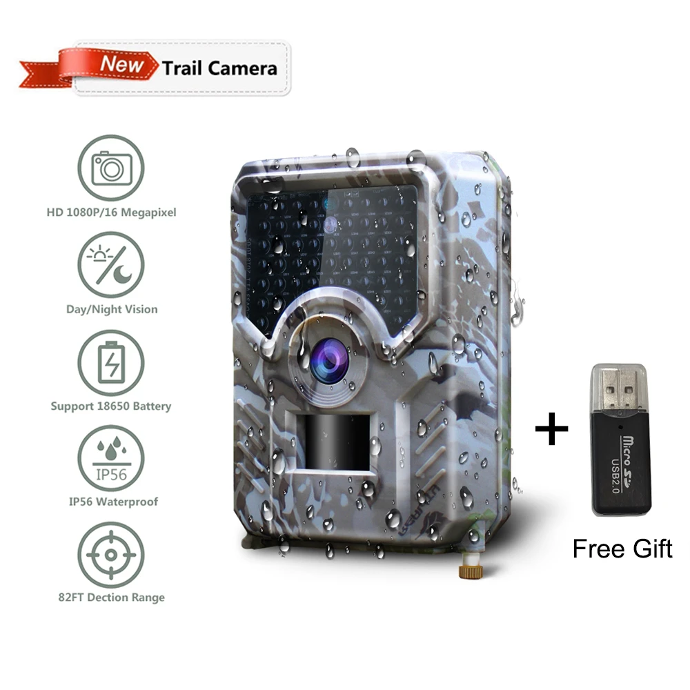 Pr200 12mp 49pcs 940nm Ir Led Hunting Camera 18650 Battery Wildlife