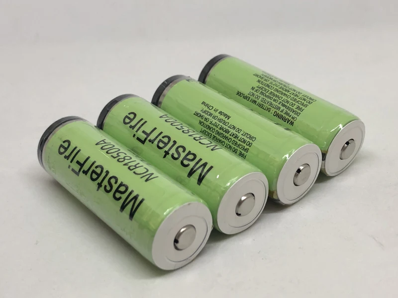 

MasterFire 10pcs/lot New Original Protected 3.7V NCR18500A 2000mah Li-Ion Rechargeable Battery Batteries with PCB For Panasonic