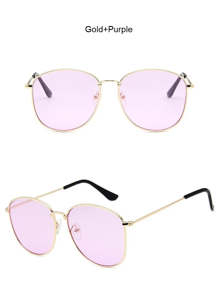 Винтажные большие овальные солнцезащитные очки для женщин, роскошный бренд, черная Золотая оправа, солнцезащитные очки для женщин и мужчин, розовые желтые оттенки, Coulos