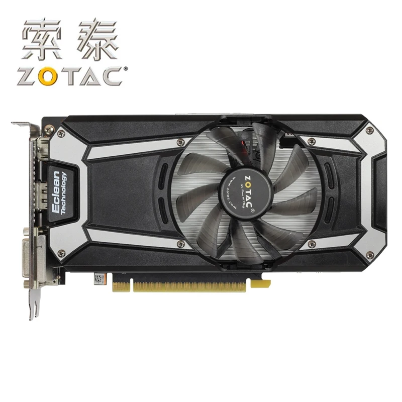 Оригинальные видеокарты ZOTAC GTX750-1GBD5 Thunder Edition PA 128Bit GDDR5 видеокарты GPU карта GTX750 1G D5 750-1GB б/у