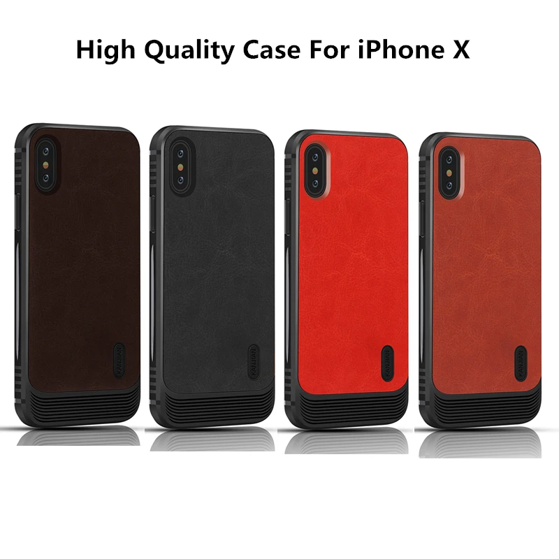 

Magnetic Absorption Protective Cover Coque For iPhone X 8 7 Case Shockproof TPU Back Cover Leather Case For iPhone 8 7 Plus X