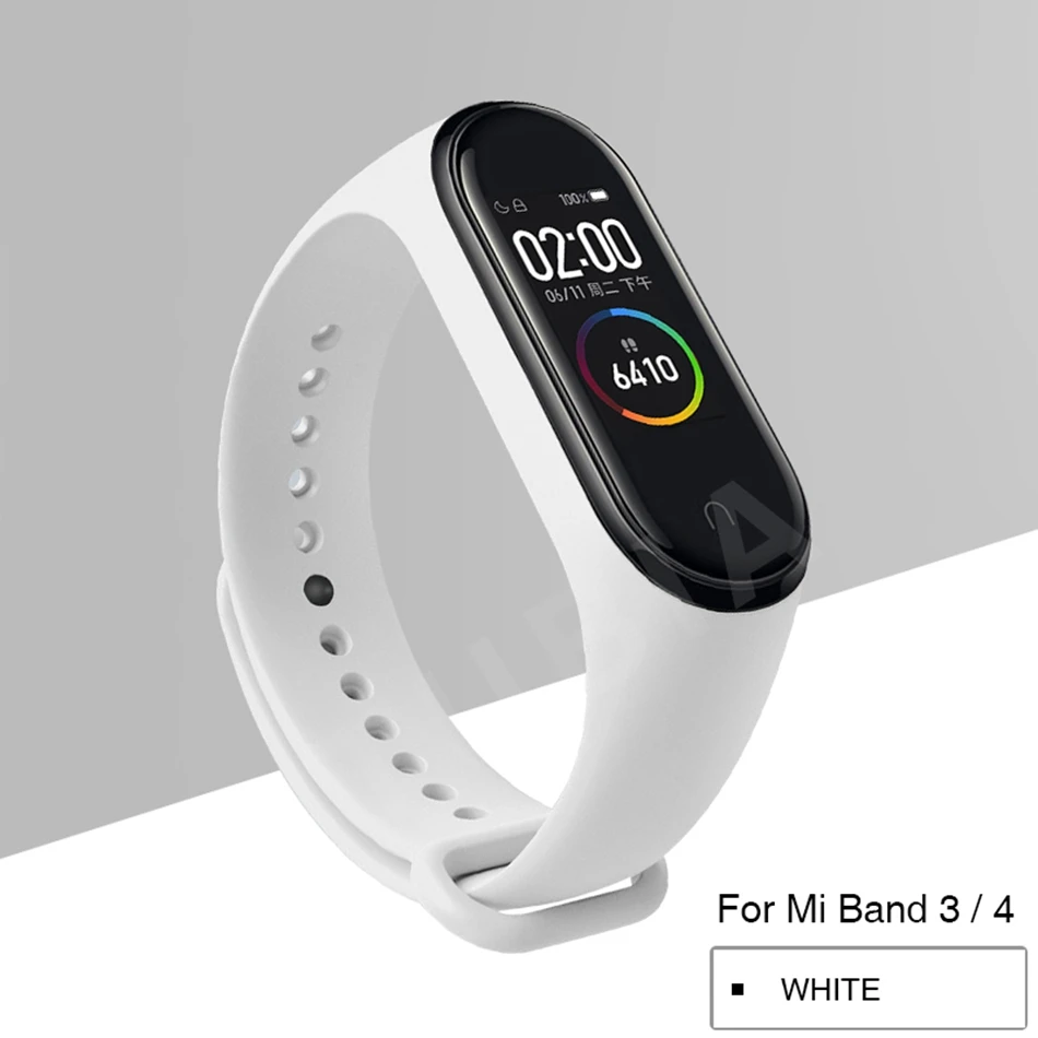 Водонепроницаемый смарт браслет Mi Band 4 для Xiaomi 3 из ТПУ Global Браслет С