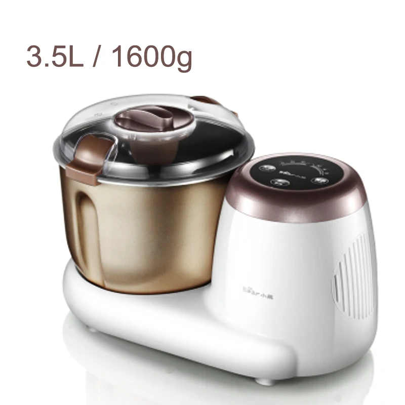 

15%JA72 Electric Dough Mixing Machine 3.5L 1600g Automatic Food Mixers Egg Beater Microcomputer Control Dough&Yeast Function