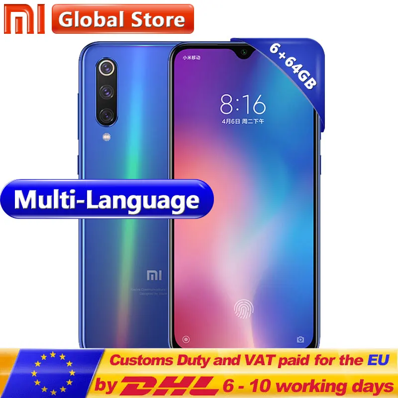 

Xiaomi Mi 9 SE 6GB 64GB Phone Mi9 SE Mobile Phone Snapdragon 712 Octa Core 5.97" 48MP Triple Camera In Display Fingerprint