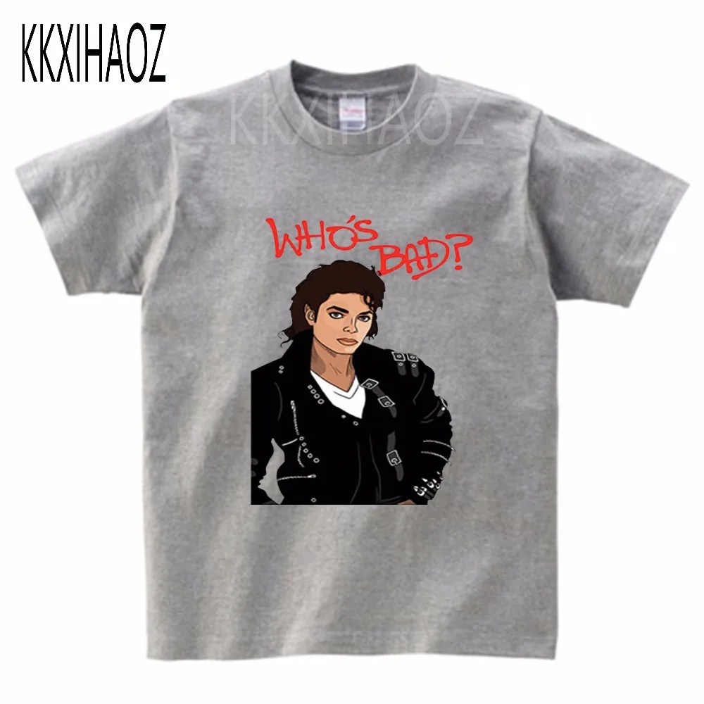 

Michael Jackson T-shirt Dance Clothes Shirts Tees Clothing Tshirt boys and girls Funny 2019 Hip hop Casual Summer MJ