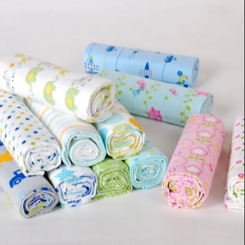 

1pcs retail 100% cotton new baby blanket bedding fleece blanket&swaddling Top quality 76*76cm baby blankets RF8569