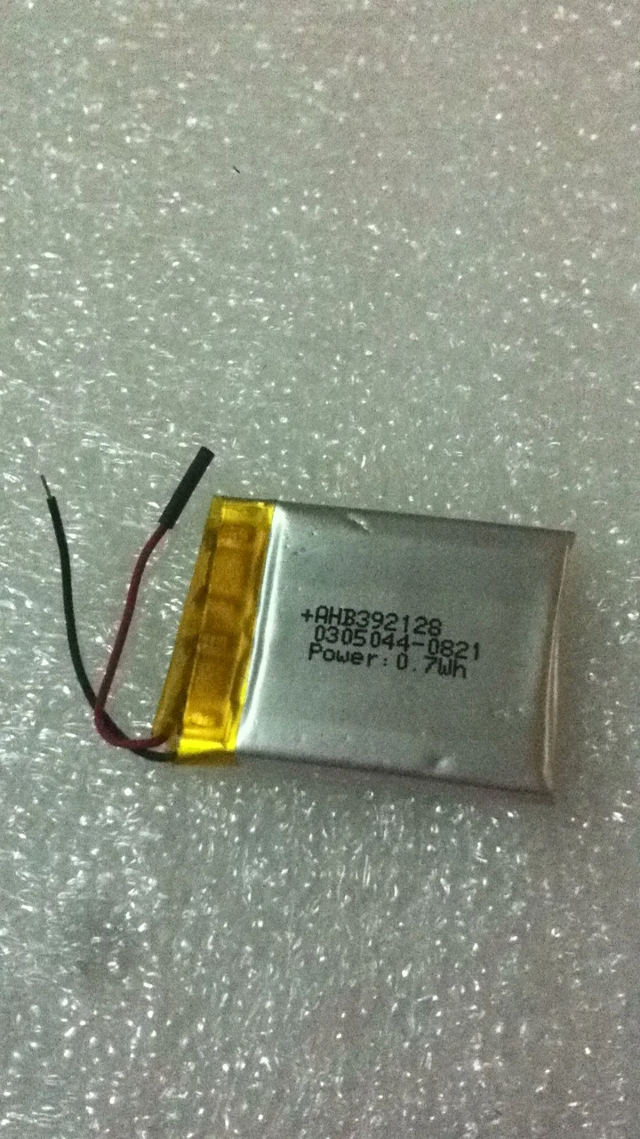 Оптовая продажа 3 7 V 185mAH литий полимерный аккумулятор AHB392128ps 01 беспроводная