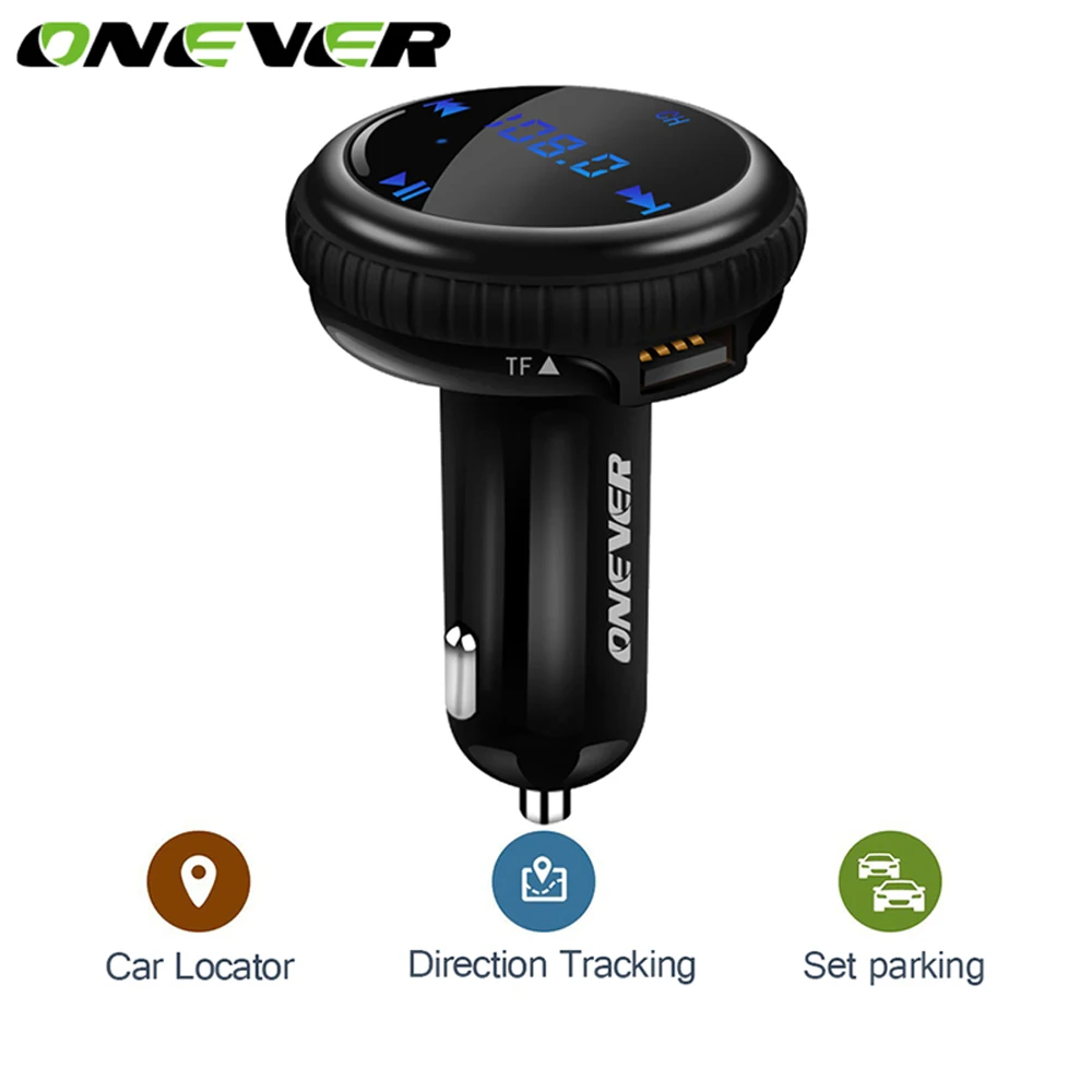 Onever FM Transmitter with Car APP GPS Location Tracking Bluetooth Car