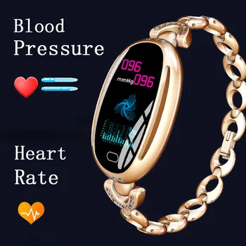 

Heart Rate Blood Pressure Monitor Smart Band Fashion Women Smart Bracelet Health Tracker Female Sport Smart Wristband Lady Gifts