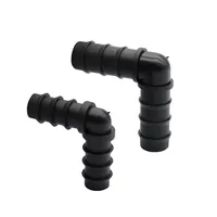 DN16 DN20 90 Angle Elbow Connector Angle Bend Garden Irrigation Fittings Water Pipe Connectors water irrigation system 5 Pcs 1