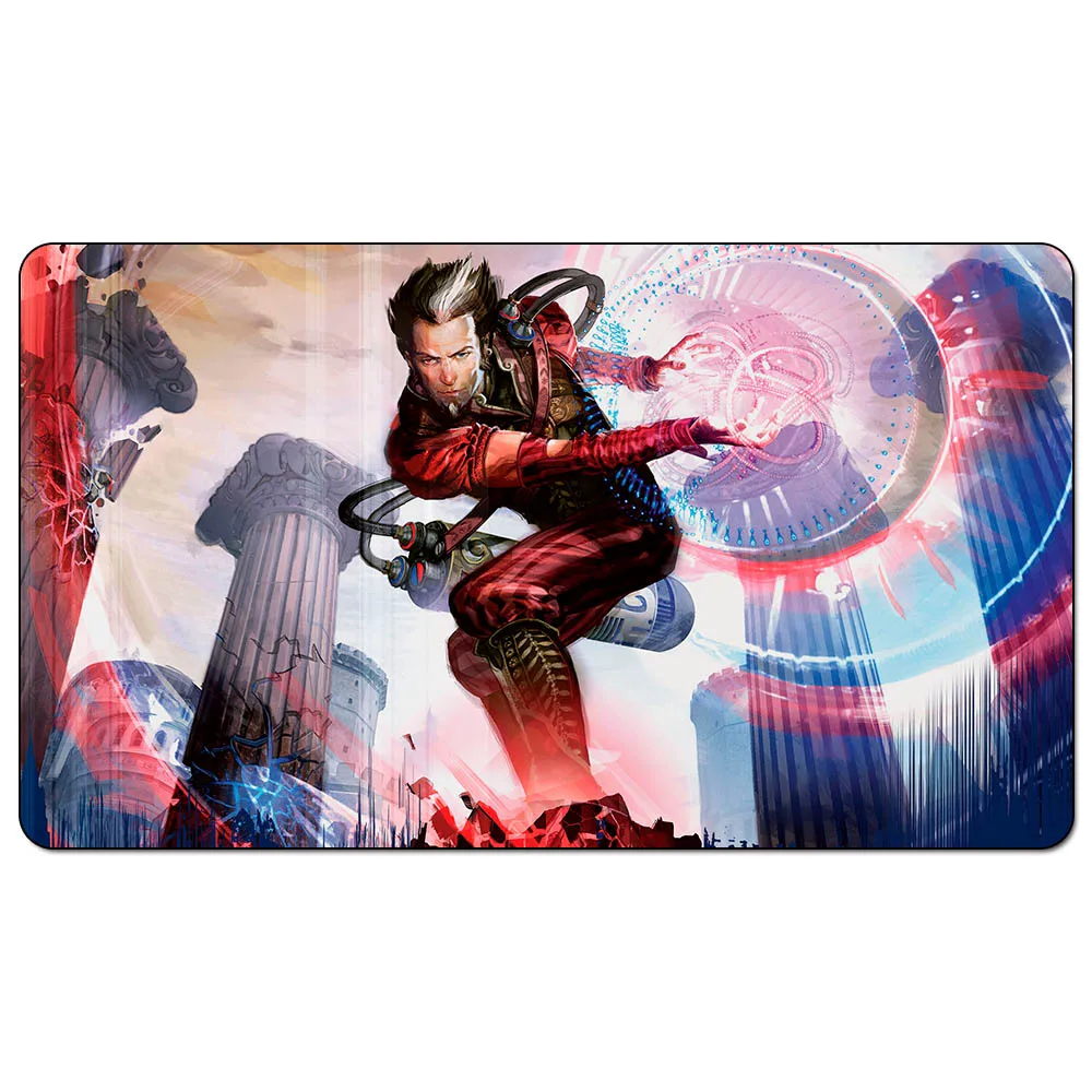 RAVNICA GUILD CHAMP Izzet 60x35cm MTG Playmat RAVNICA GUILD CHAMP Izzet Play mat for Magical The Gathering Board Game table mat