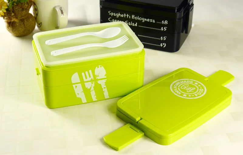 1-3 Layers Lunch Box Microwavable For Kid Adult Plastic Food Container Japanese Style Outdoor Travel Portable Large Bento Boxs  12