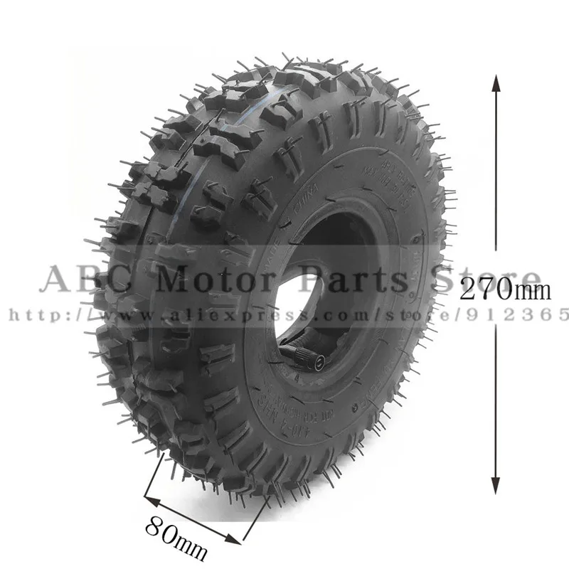 4,10/3,50-4 410/350-4 ATV Quad Go Kart 47cc 49cc 4,10-4 шина внутренняя труба подходит для всех моделей 3,50-4 4"