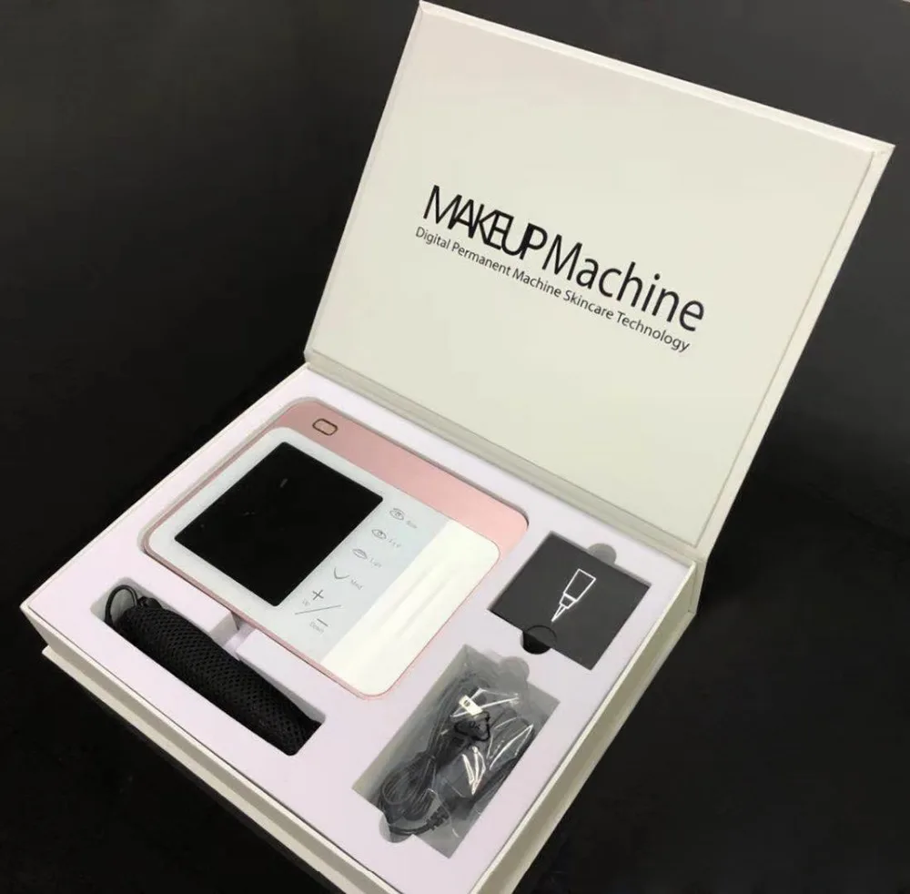Сенсорный экран Перезаряжаемые Батарея Microblading машины комплект губы брови подводка для глаз Tattoo машина с 50 шт картридж Neeldes