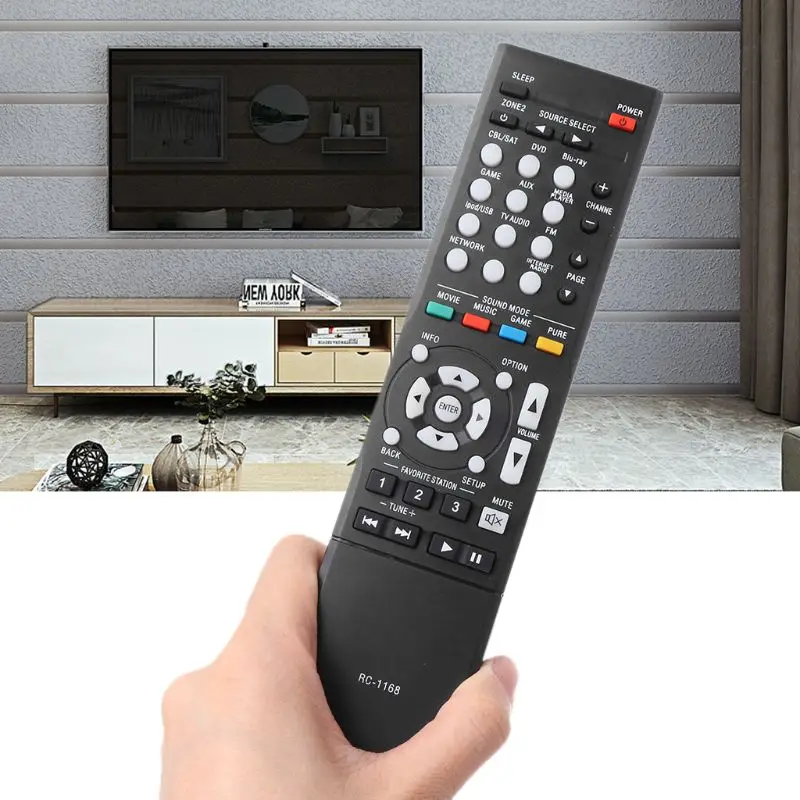 

New Remote Control Controller Replacement for Denon AV Receiver AVR-1713 RC-1169 AVR-1613 1912 1911 2312 C-1181 Power Amplifier