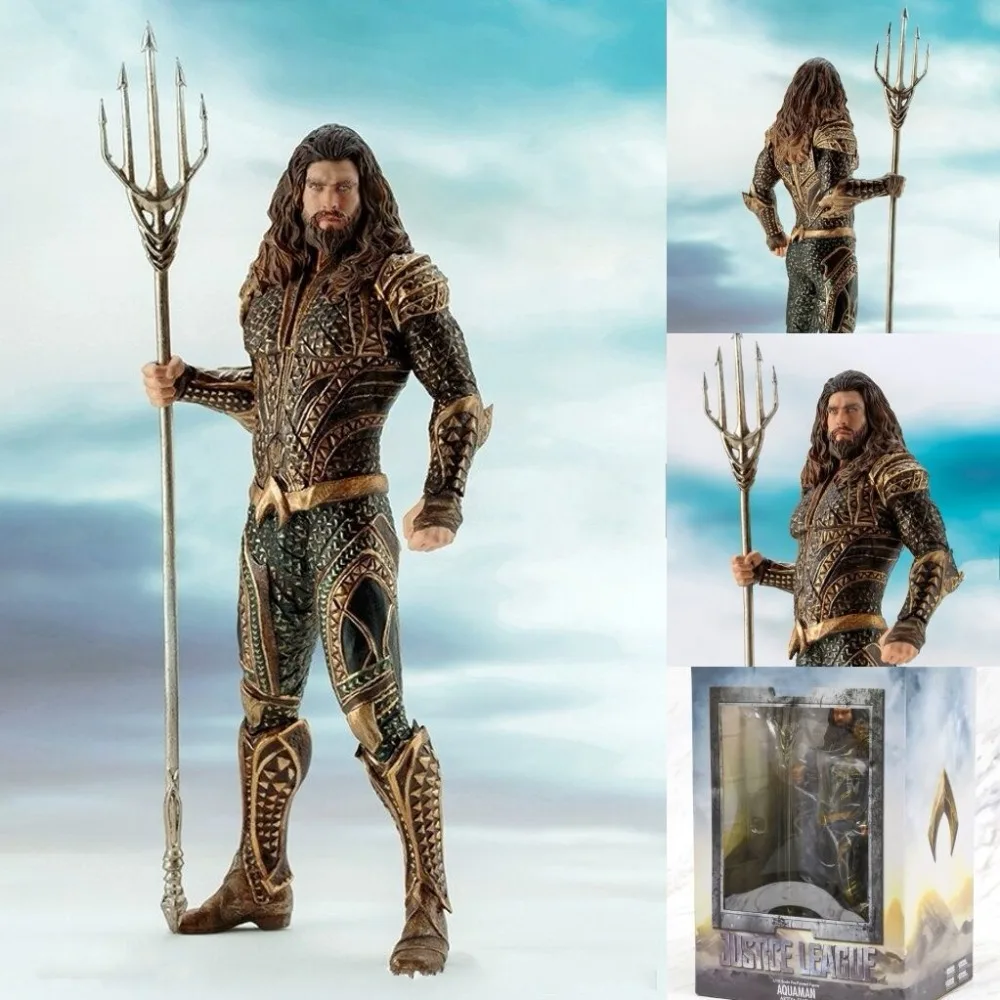 18 см 7 дюймов DC Лига Справедливости Aquaman статуя ARTFX ПВХ Фигурки коллекционные
