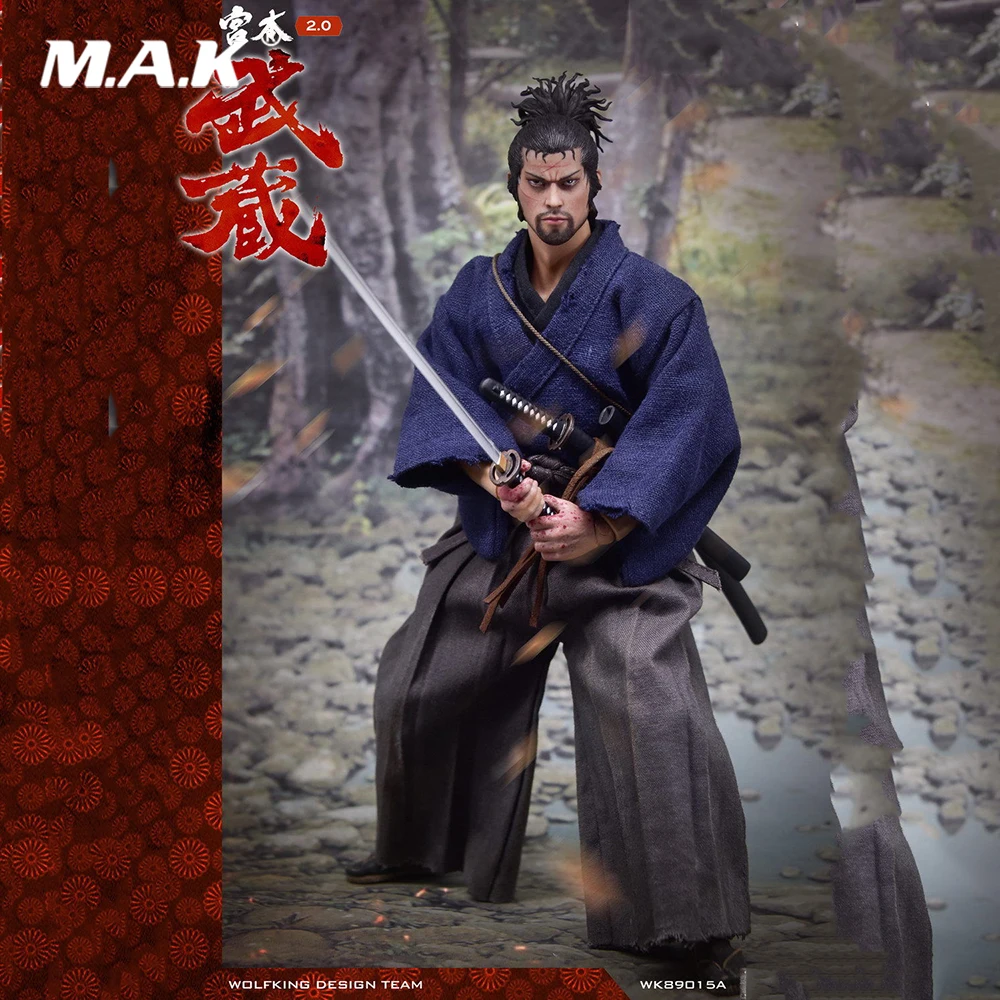 For Collection WK89015A 1/6 Full Set Action Figure Miyamoto Musashi 2.0 Standard Ver. 12'' Male Figure for Fans Holiday Gift For Collection WK89015A 1/6 Full Set Action Figure Miyamoto Musashi 2.0 Standard Ver. 12'' Male Figure for Fans Holiday Gift