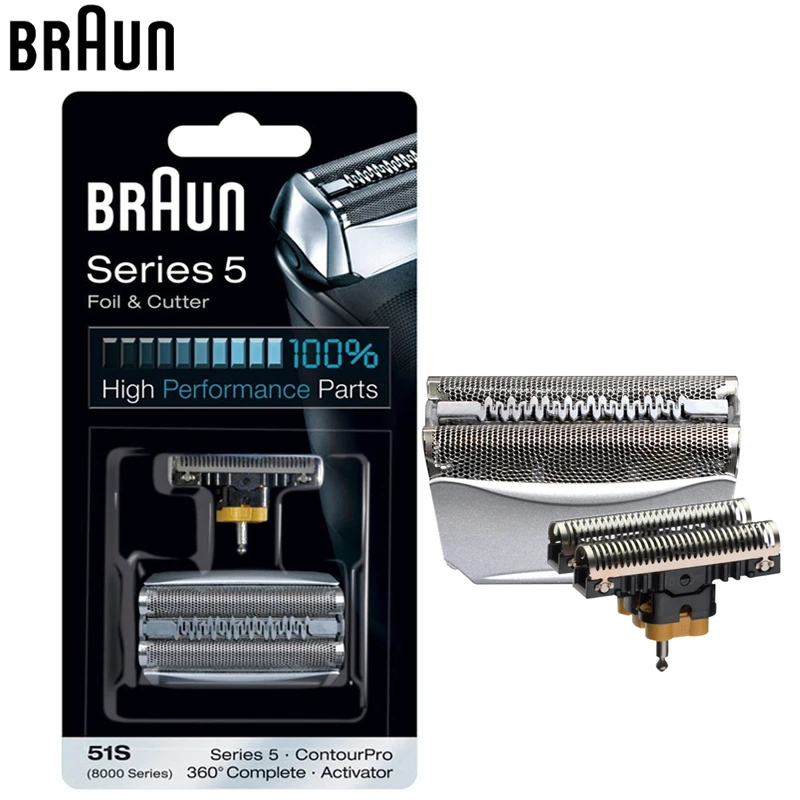 Braun 51S razor blade Foil & Cutter Replacement Series 5 Electric Shavers  Heads (8998 8595 8590 5643 5644 5645 New 550 New 570)|braun 51s|braun  seriesbraun cutter - AliExpress