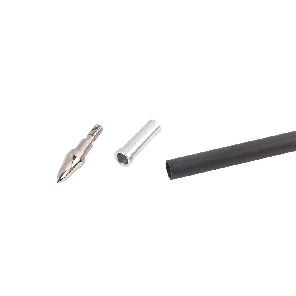 Seta com Arco e Flecha Liga de Alumínio Seta para Tiro ao ar Substituível 300 Espinha Carbono Livre Recurvo Arco Composto 6 - 12 24 Pçs 10 Esporte e Lazer