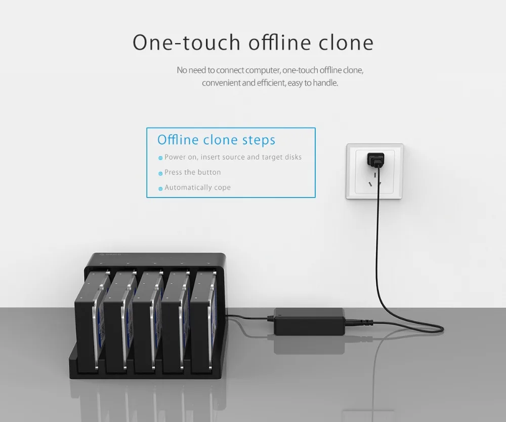 ORICO 2 5 3 SATA HDD док станция супер скорость USB 0 жесткий диск корпус Поддержка 10 ТБ Bay